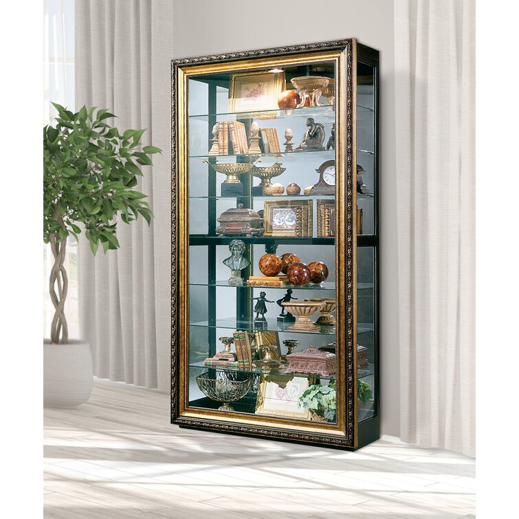 Home goods curio deals cabinets